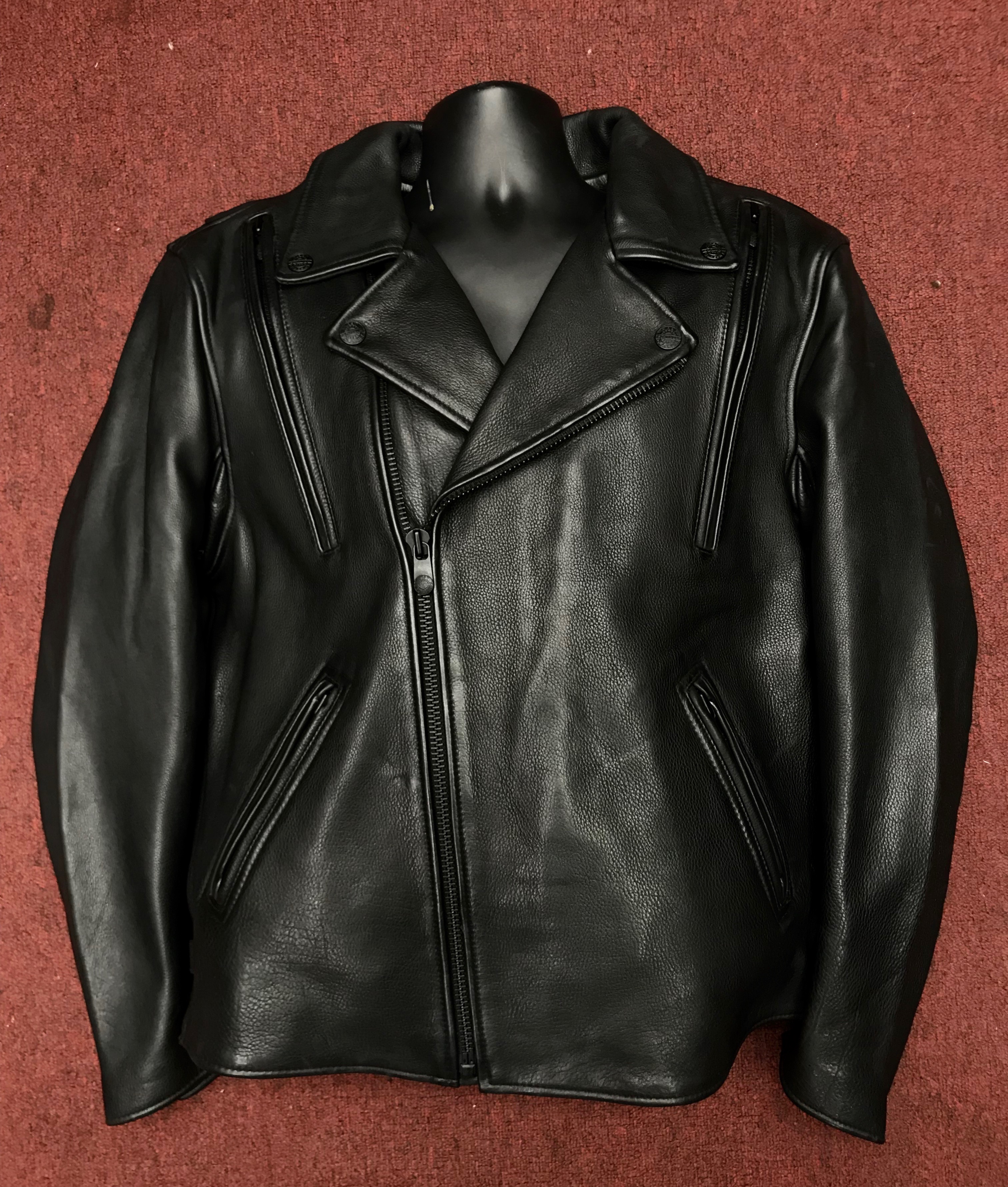 Men’s Leather MC Jacket “NIGHT RIDER” – Nick & Son